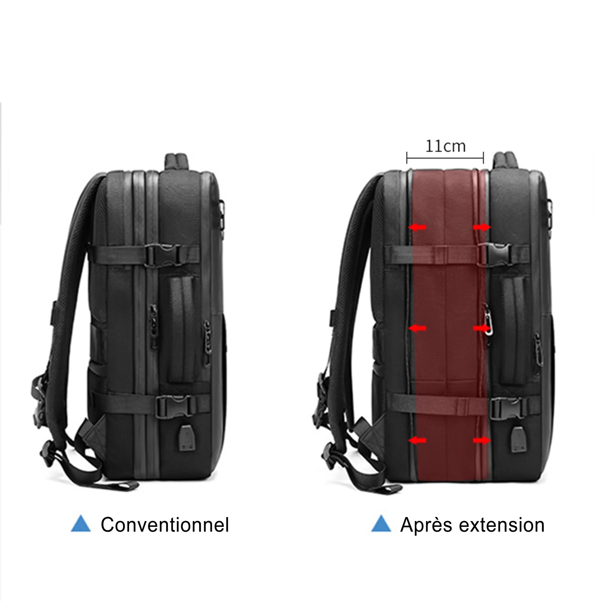 Sac à dos cabine extensible - compression sous vide Lovaggo