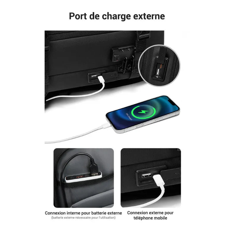 Sac à Dos Cabine à Compression Sous Vide - Extensible - 40L Lovaggo