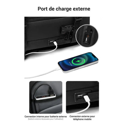 Sac à Dos Cabine à Compression Sous Vide - Extensible - 40L Lovaggo