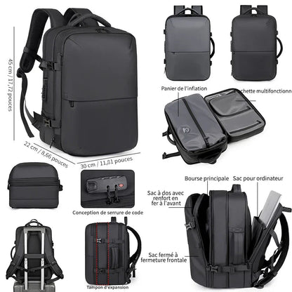 Sac à dos à compression sous vide - Format cabine Sac cabine