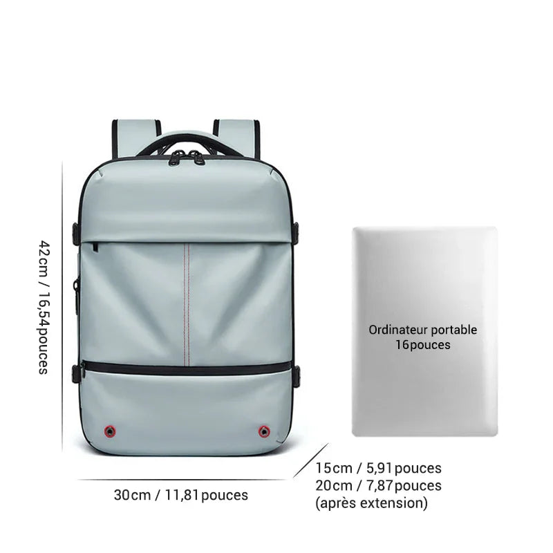 Sac à Dos Cabine à Compression Sous Vide - Extensible - 40L Lovaggo
