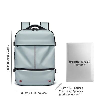 Sac à Dos Cabine à Compression Sous Vide - Extensible - 40L Lovaggo