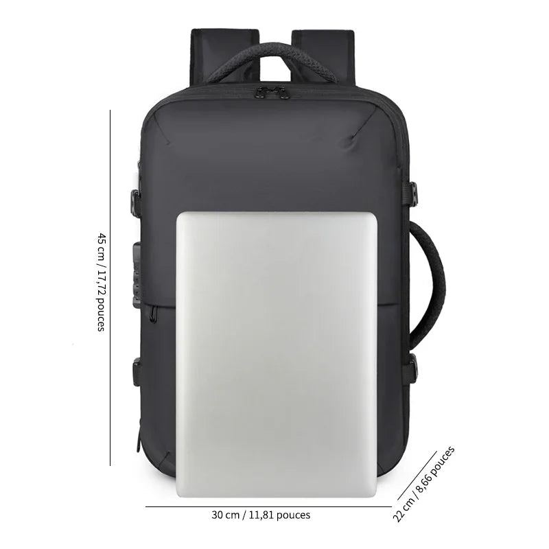 Sac à dos à compression sous vide - Format cabine Sac cabine